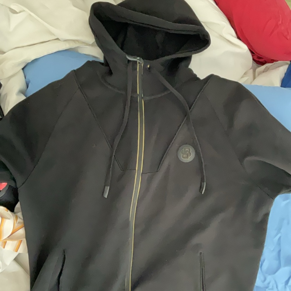 Black Hooded Men's Sweater